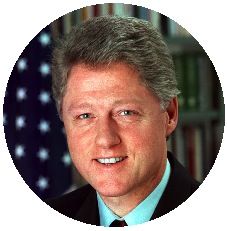 Bill Clinton Pinback Buttons