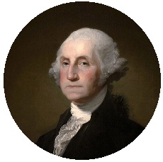 George Washington Pinback Buttons