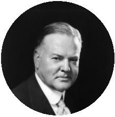 Herbert Hoover Pinback Buttons