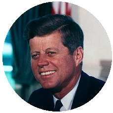 John F. Kennedy Pinback Buttons