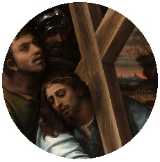Christ Carrying the Cross 1515 Pinback Button and Stickers